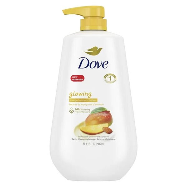 Dove Glowing Long Lasting Gentle Women's Body Wash All Skin Type