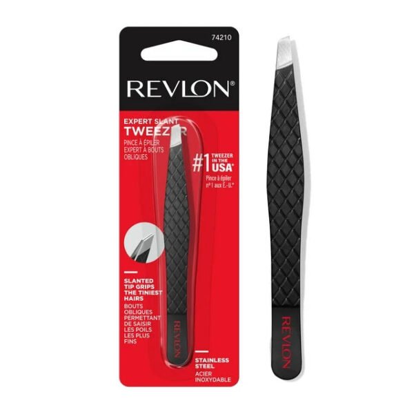 Revlon Expert Slant Tweezer, Made With Stainless Steel