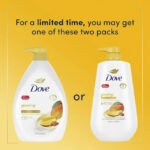 Dove Glowing Long Lasting Gentle Women's Body Wash All Skin Type