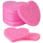 50-Count Facial Sponges Compressed, 100% Natural Cellulose Face Sponge Professional Cosmetic Spa Sponges for Face Cleansing, Exfoliating Mask, Makeup Removal for Travel and...