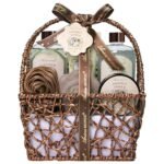 Spa Gift Baskets - Coconut Vanilla Bath Gift Set for Women, Luxury Relaxing Spa Kit with Bath Bombs, Body Lotion and Body Scrub, Birthday Gifts for Women, Christmas Spa Gifts...